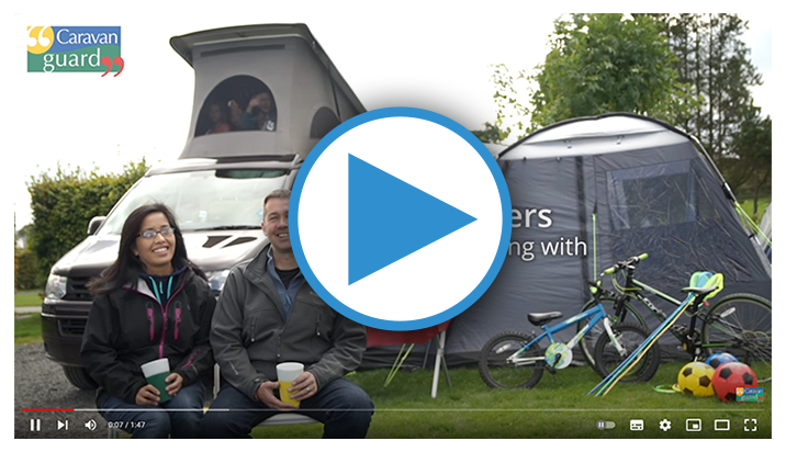The Coopers talking about the level of cover and services provided by Caravan Guard.