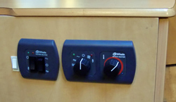 Whale heater control panel