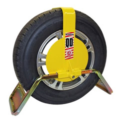 bulldog yellow wheel clamp