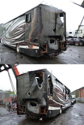 Have you considered potential fire risks when storing your motorhome? thumbnail