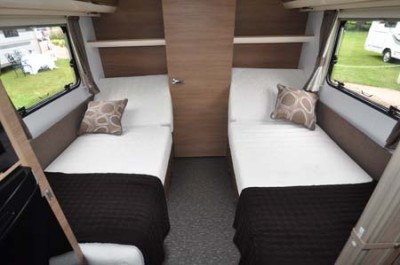 2014 Adria Adora Seine twin caravan beds