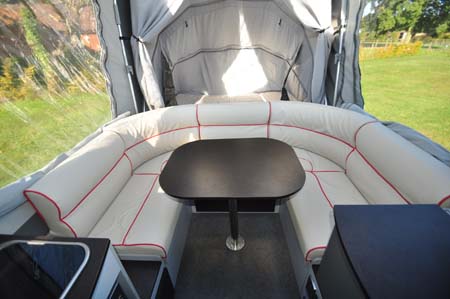 Opus Trailer Tent Lounge seating