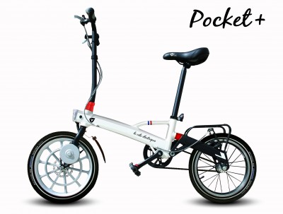 Pocket plus LH white electric bike