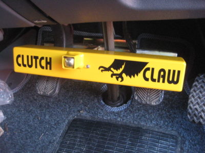 Motorhome security clutch claw
