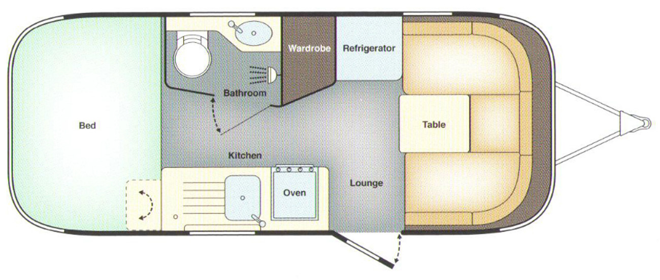 Airstream Missouri floor plan