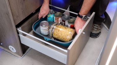 food in drawer