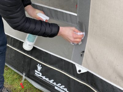 Cleaning your awning