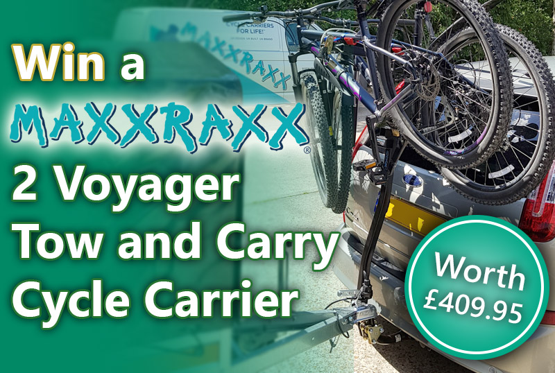 Win a MAXXRAXX bike carrier Caravan Guard