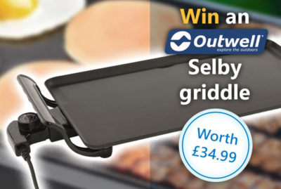 Win griddle for outdoor cooking when touring thumbnail