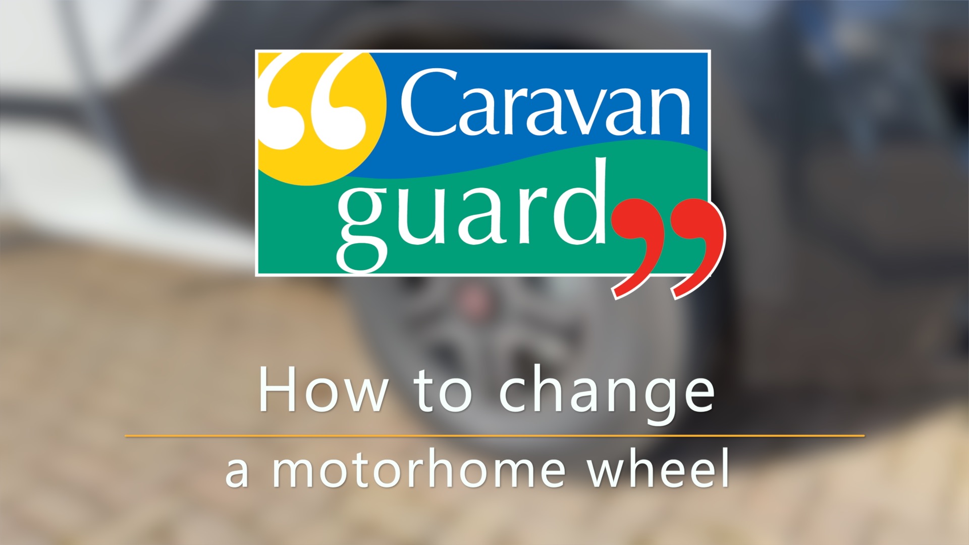 VIDEO: How to change a motorhome wheel - Caravan Guard