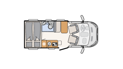 2024 Dethleffs Globebus Go T15 motorhome