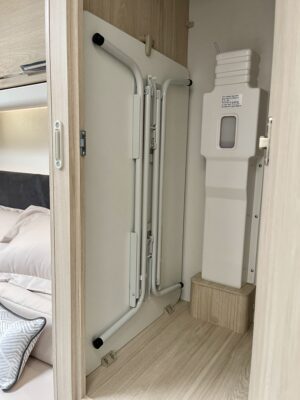 Elddis Crusader Mistral table and Alde central heating