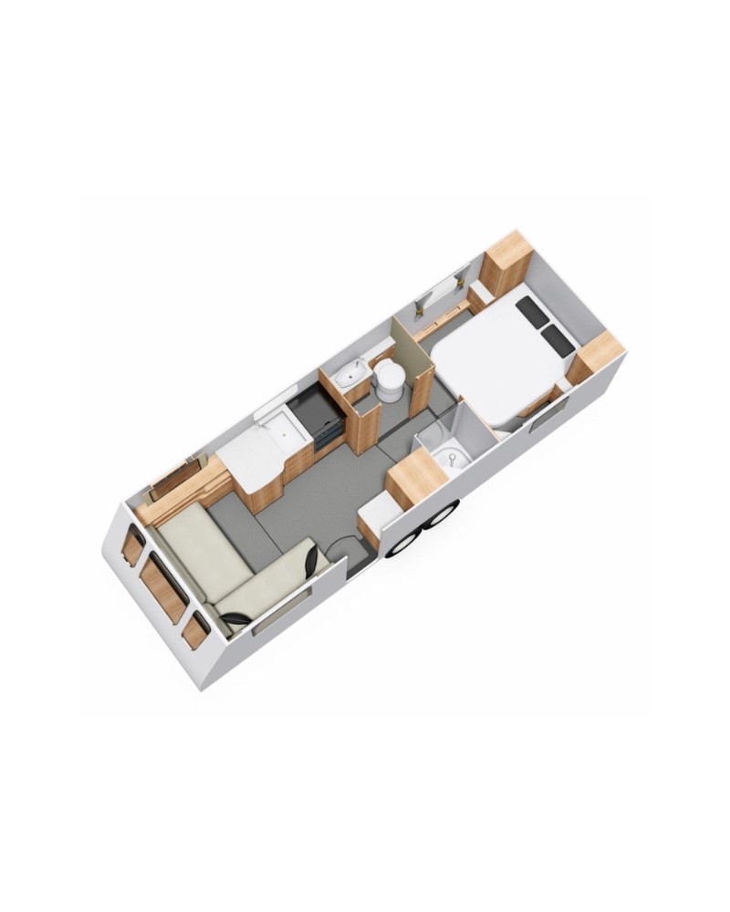 2025 Buccaneer Barracuda caravan floorplan