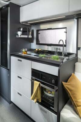 2025 Adria Compact Max DL kitchen