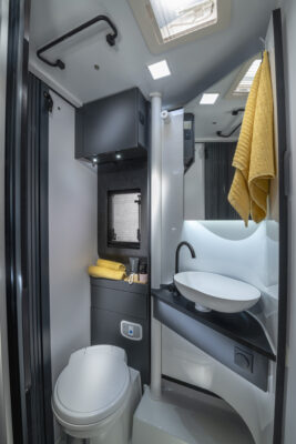 2025 Adria Compact Max DL washroom