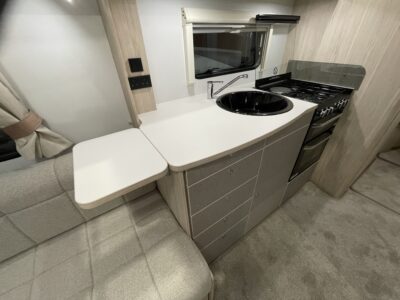 2025 Elddis Avante 868 caravan kitchen