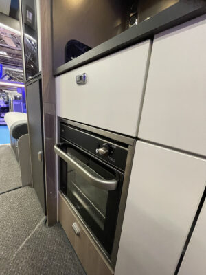 2025 Swift Carrera 244 campervan kitchen oven