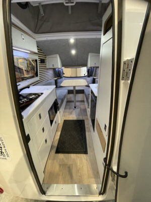 2025 Go Pod Flex micro caravan inside