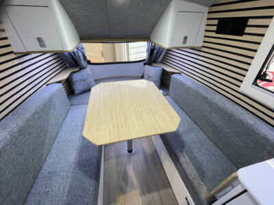 2025 Go Pod Flex micro caravan lounge