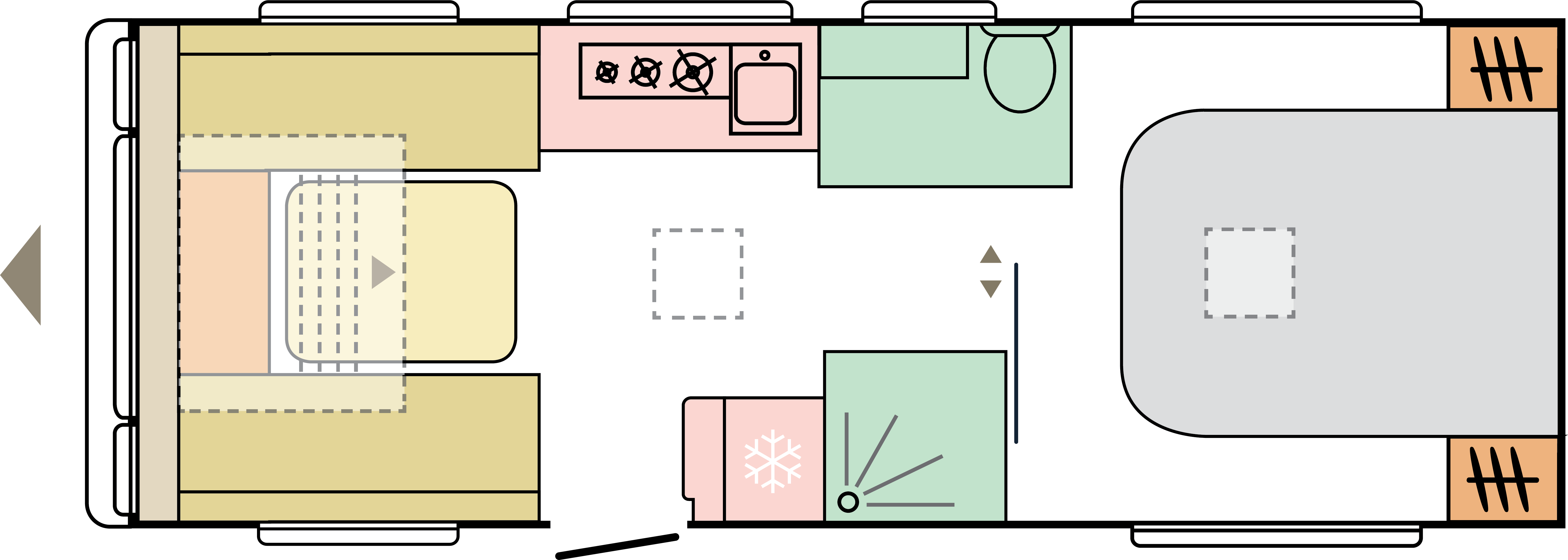 2025 Adria Adora 623 DP Tiber floorplan