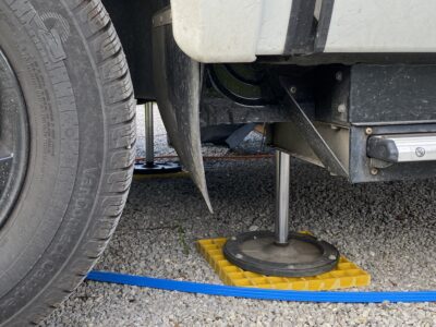 motorhome automatic levelling system