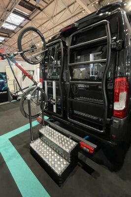 2025 Xplore CV X8 campervan rear with bike rack