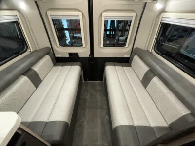 2025 Xplore CV X8 campervan rear lounge